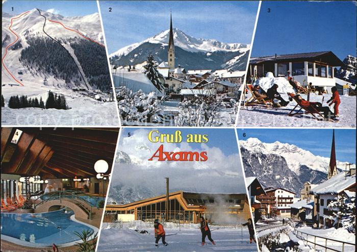 Axams Lizium Hoadl Abfahrten Rosskogel Freizeitzentrum Hallenbad