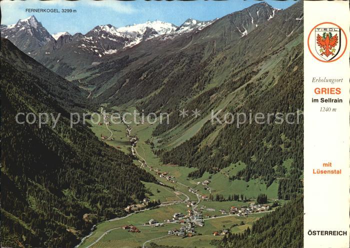 Gries Sellrain Fliegeraufnahme