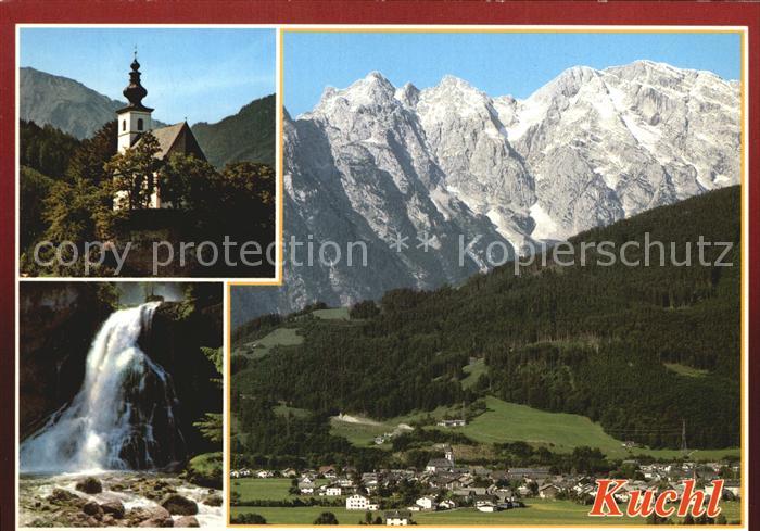 Kuchl Nikolauskirchlein Schwarzbachfall