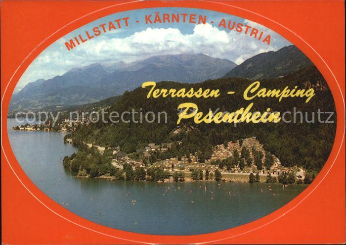 Millstatt Millstaettersee Fliegeraufnahme