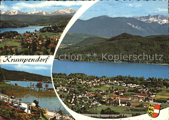 Krumpendorf Woerther See Fliegeraufnahme