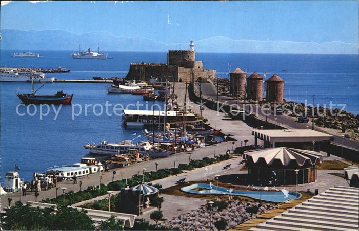 Rhodos Rhodes aegaeis Hafen