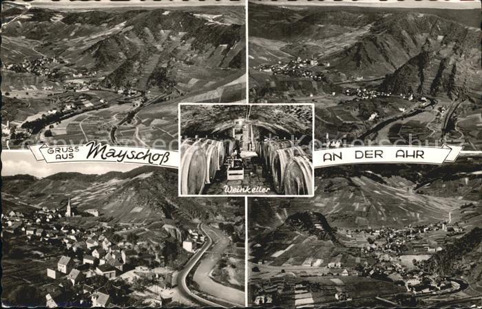 Mayschoss Weinkeller Ahrtal Fliegeraufnahme