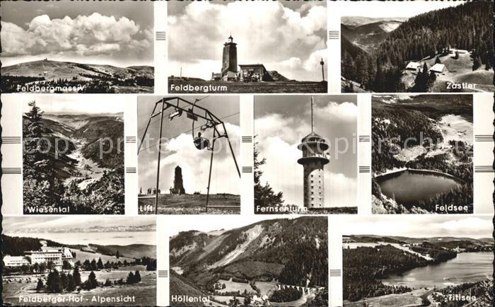 Feldberg Schwarzwald Feldbergturm Zastler Feldsee Fernsehturm Lift Wiesental Fel