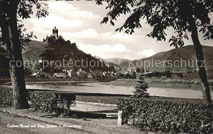 Cochem Mosel Uferpartie Reichsburg Winnenburg