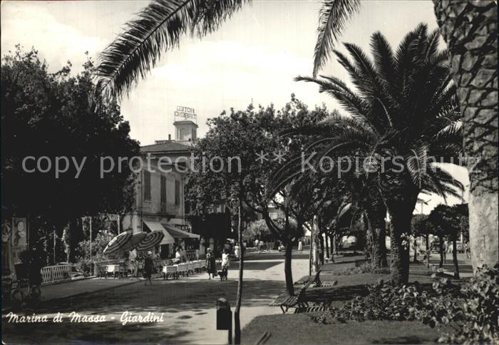 Marina di Massa Giardini Gaerten Palmen