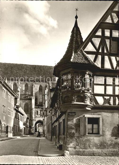 Rothenburg Tauber Feuerleinserker Feuerlein Oriel