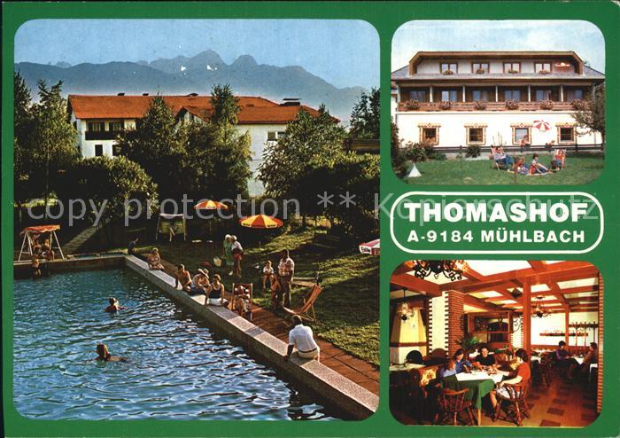 Muehlbach Rosental Thomashof Hotel Restaurant Swimming Pool Alpenblick