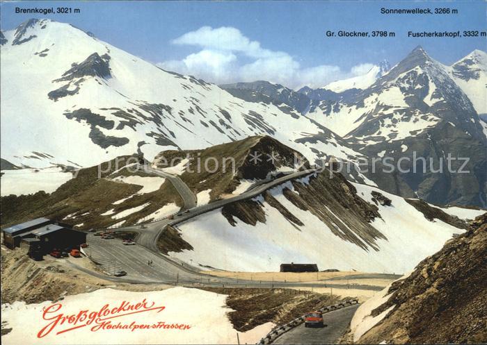 Heiligenblut Kaernten Grossglockner Hochalpenstrasse Fuscher Toerl Auffahrt zur