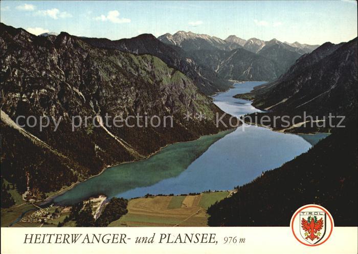 Heiterwang Heiterwangersee Plansee Alpenpanorama Fliegeraufnahme