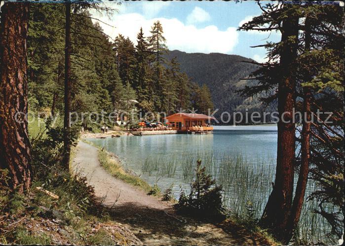 Weissensee Kaernten Gasthaus und Motorbootstation Ronacherfels