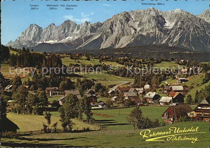 Schladming Obersteiermark Erholungsparadies Untertal Rohrmoos mit