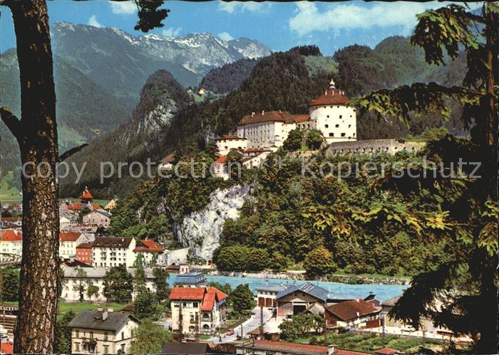 Kufstein Tirol Festung mit Kaisergebirge
