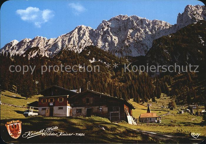 Kufstein Tirol Kaindl Huette Wilder Kaiser Kaisergebirge
