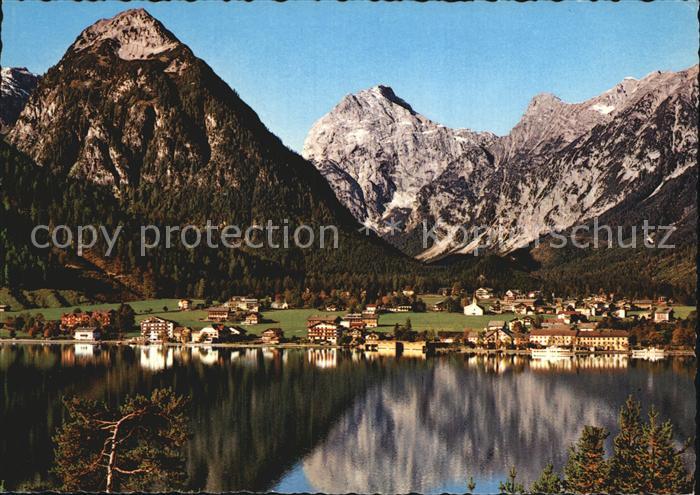 Pertisau Achensee Blick gegen Karwendelgebirge