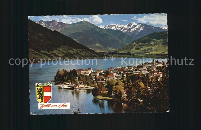 Zell See Panorama gegen Hohe Tauern