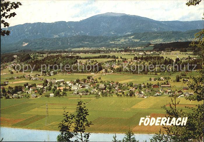 Foederlach Panorama mit Gerlitzen Nockberge Gurktaler Alpen