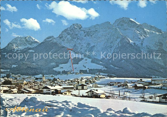 Abtenau Ski und Langlaufparadies Wintersportplatz Tennengebirge Winterpanorama