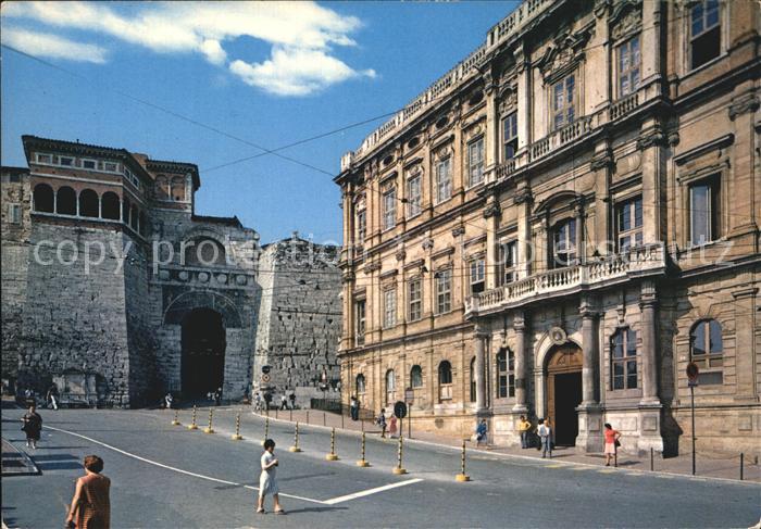 Perugia Universita Italiana Arco Etrusco Palazzo Gallenga