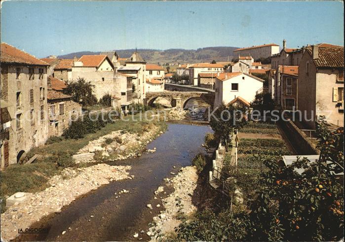 Langogne Pont Vieux sur le Langouyrou