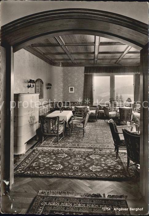 Sonthofen Oberallgaeu Allgaeuer Berghof mit Alpe Eck Hoernergebiet