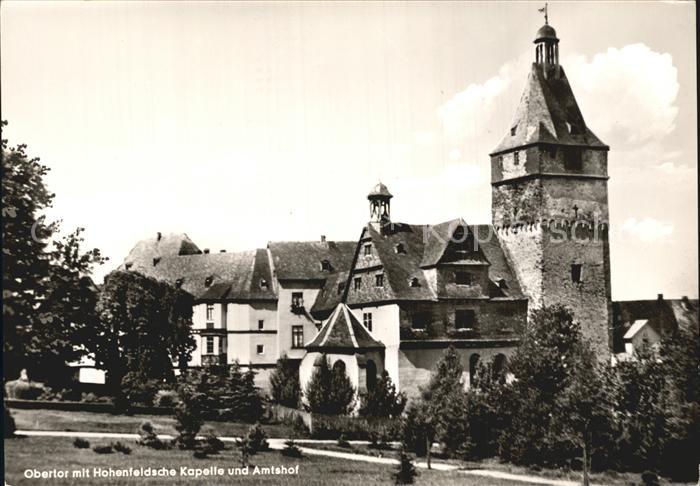 Camberg Bad Obertor mit Hohenfeldsche Kapelle Amtshof Kneippbad im Taunus