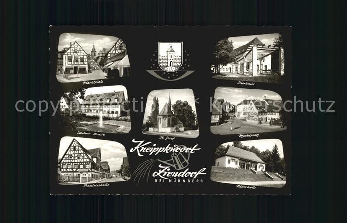 Zirndorf Mittelfranken Marktplatz Kurhaus Fuerther Strasse Pressleinshaus St Jos