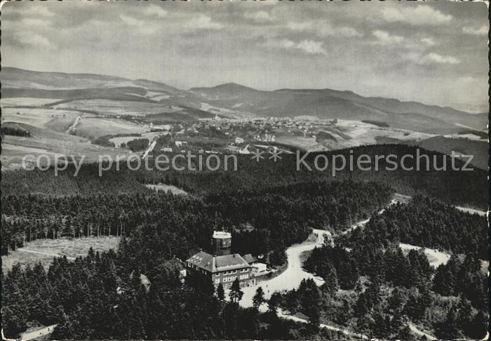 Winterberg Hochsauerland Berggaststaette Kahler Asten Fliegeraufnahme