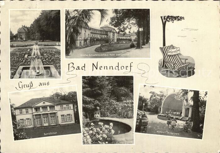 Bad Nenndorf Sonnengarten Wasserspiele Schloesschen Schwefelbadehaus Hotel Espla