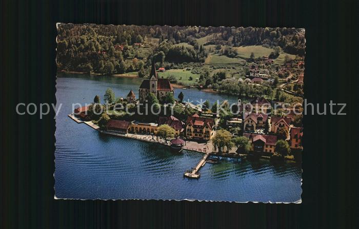 Maria Woerth Woerthersee Fliegeraufnahme