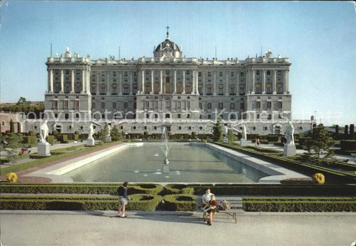 Madrid Spain Fachada Norte del Palacio Real Koenigliches Schloss