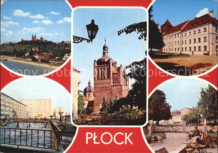 Plock Wzgorze Tumskie Wieza Zegarowa Zamek Muzeum Osiedle mieszkaniowe Kawiamia