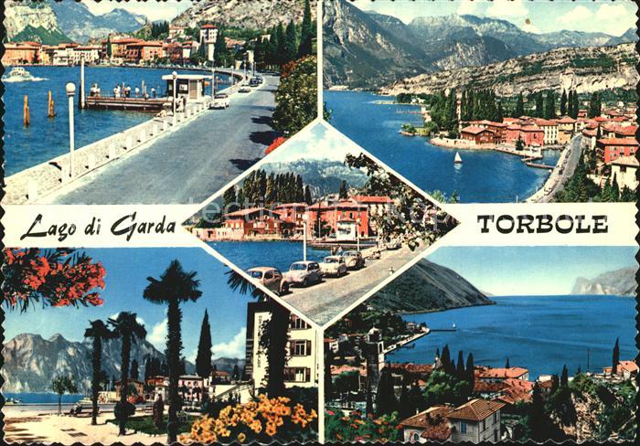 Torbole Lago di Garda Uferstrasse Gardasee Alpenpanorama