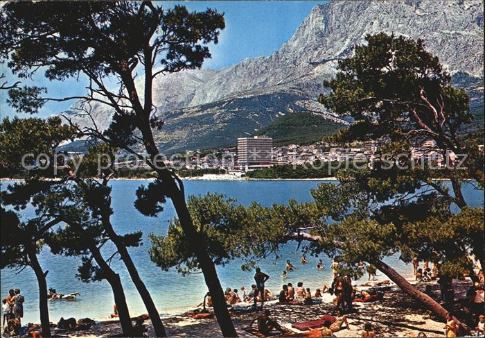 Makarska Dalmatien Strand Berge