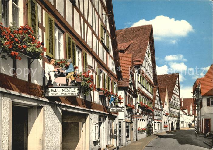 Dornstetten Wuerttemberg Fachwerkhaeuser Luftkurort Schwarzwald