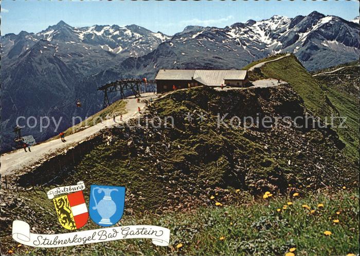 Bad Gastein Stubnerkogel Bergstation mit Radhausberg Glocknerblickkanzel