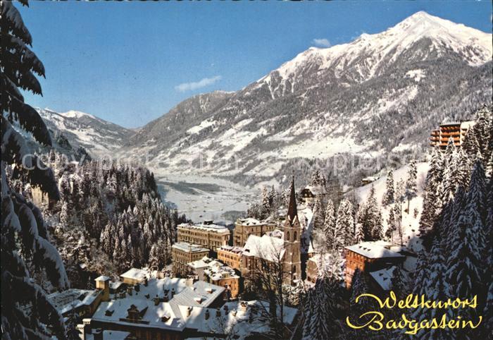 Badgastein Winterpanorama Weltkuror mit Blick auf Gamskarkogel Ankogelgruppe