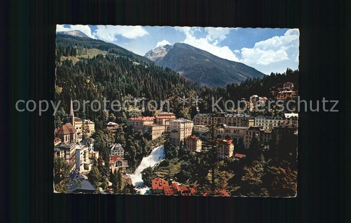 Badgastein Panorama mit Graukogel und Feuersang Ankogelgruppe