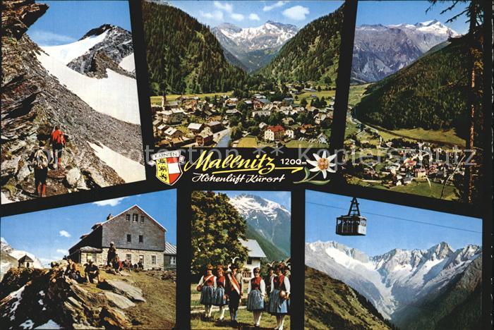 Mallnitz Kaernten Panorama Hoehenluftkurort Ankogelgruppe Tauerntal Hannoverhaus