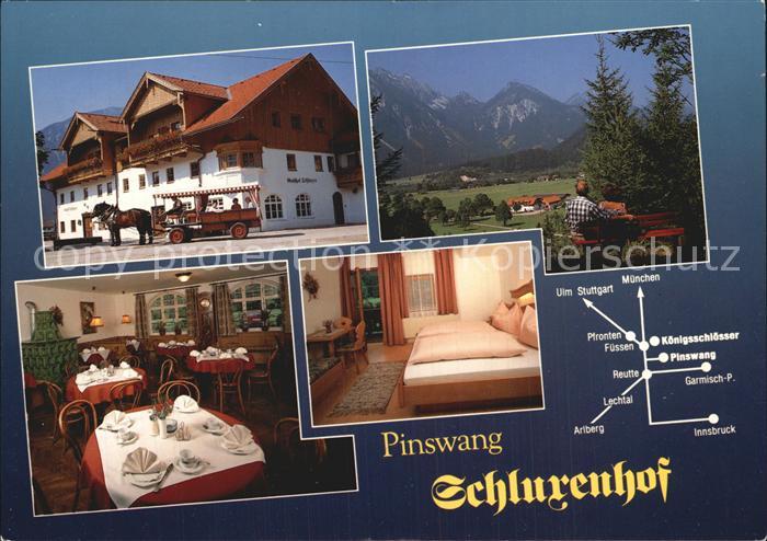 Pinswang Tirol Gasthof Restaurant Schlurenhof Alpenblick