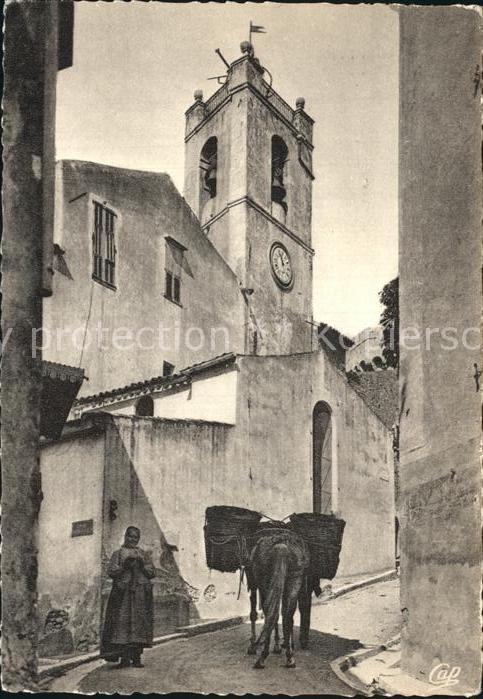 Cagnes-sur-Mer La Montee de la Bourgade Clocher de l'Eglise