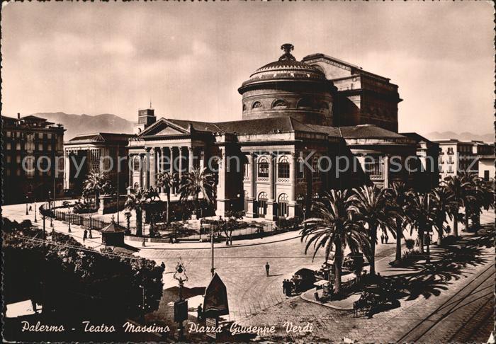 Palermo Sicilia Teatro Massima Piazza Guiseppe Verdi
