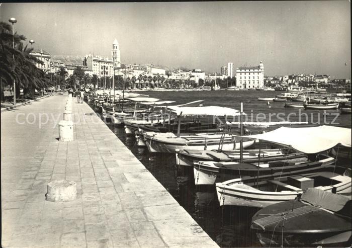 Split Spalato Hafen Boot