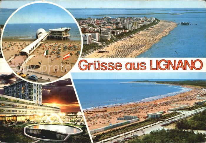 Lignano Strand Anlegestelle
