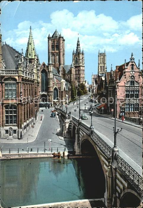 Gent Gand Flandre Eglise St. Nicolas St. Bavon