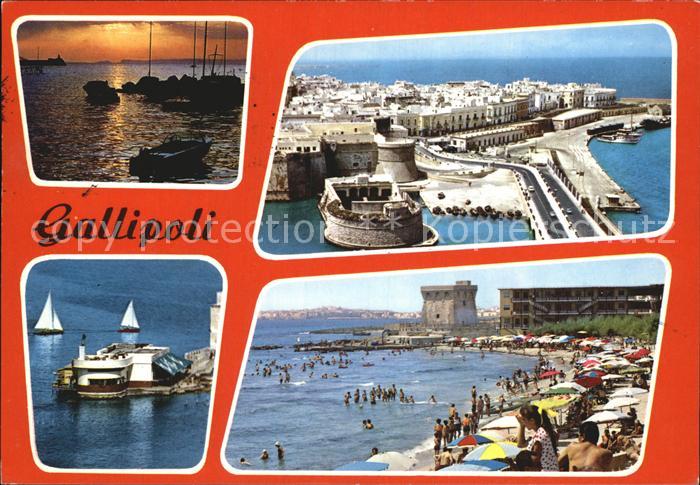 Gallipoli Teilansichten Strand