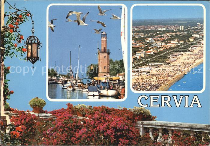 Cervia Moewe Turm Fliegeraufnahme