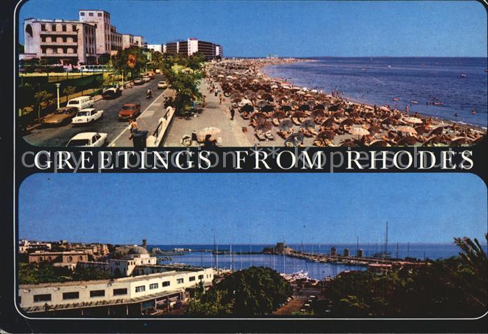 Rhodes Rhodos Greece Strand