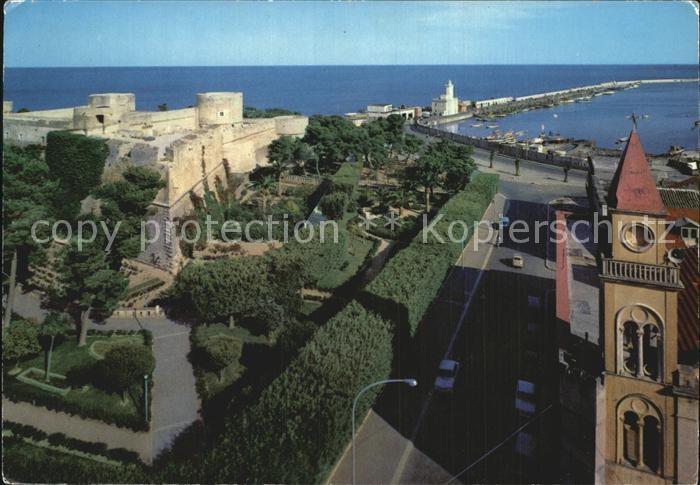 Manfredonia Schloss Hafen