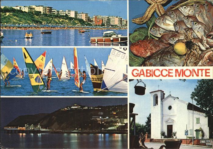 Gabicce Monte Segelboot Kirche